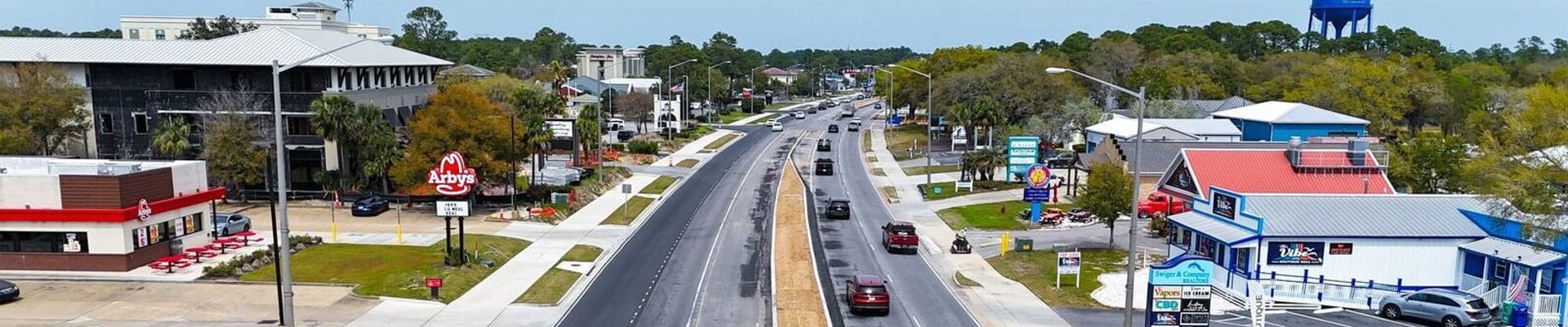 Highway 59 aerial image