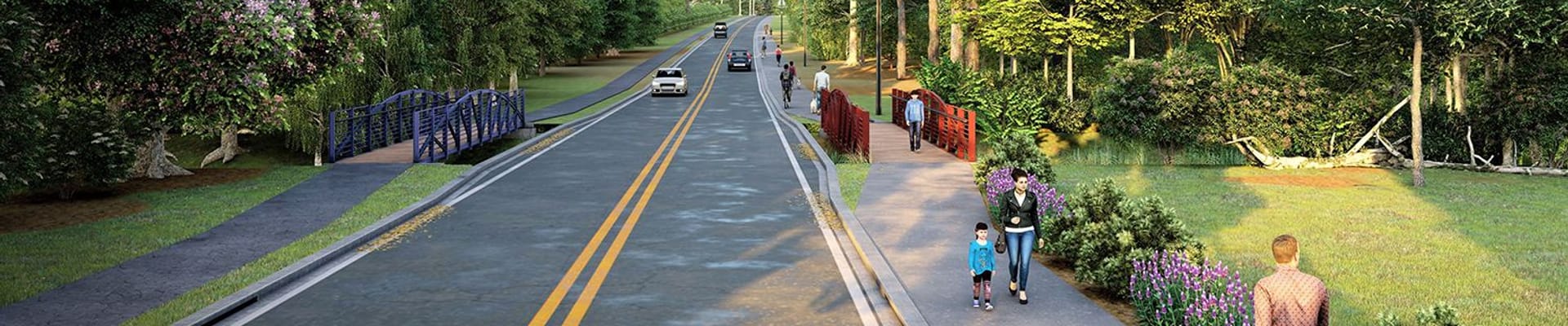 Image of Designed Multi Use Trail on East Jones Bridge
