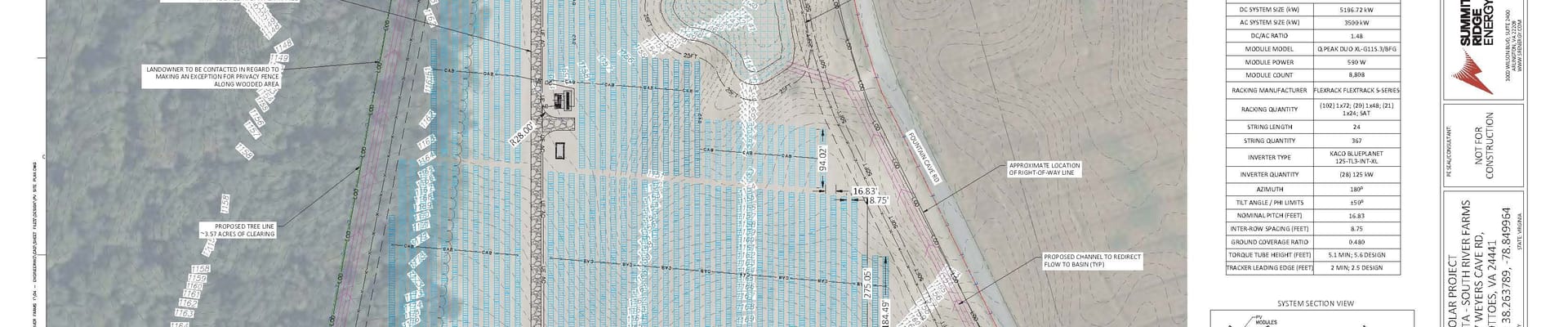 Imagen del plano del emplazamiento adjunta a la solicitud.