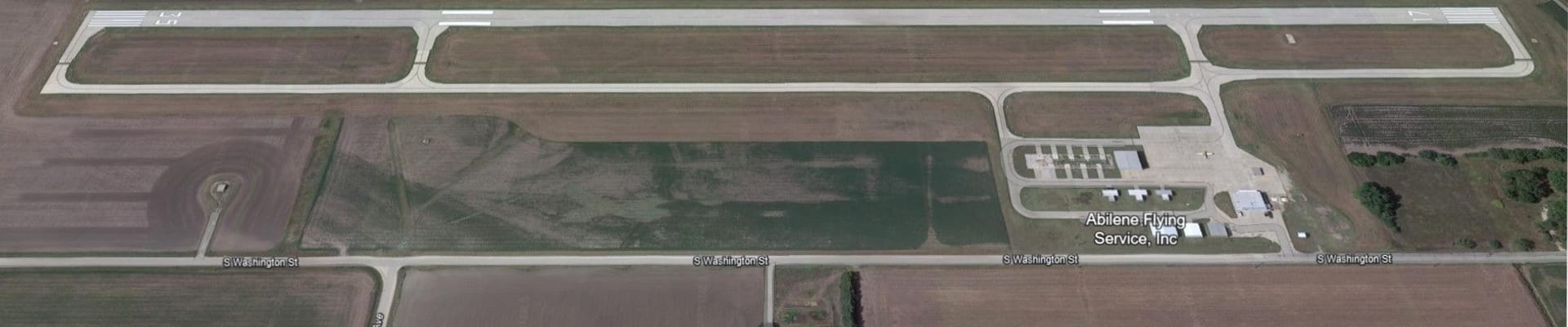 Aerial of Abilene Kansas Airport