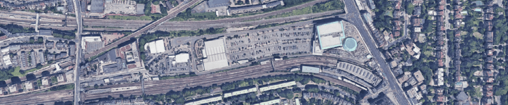 Aerial view of site