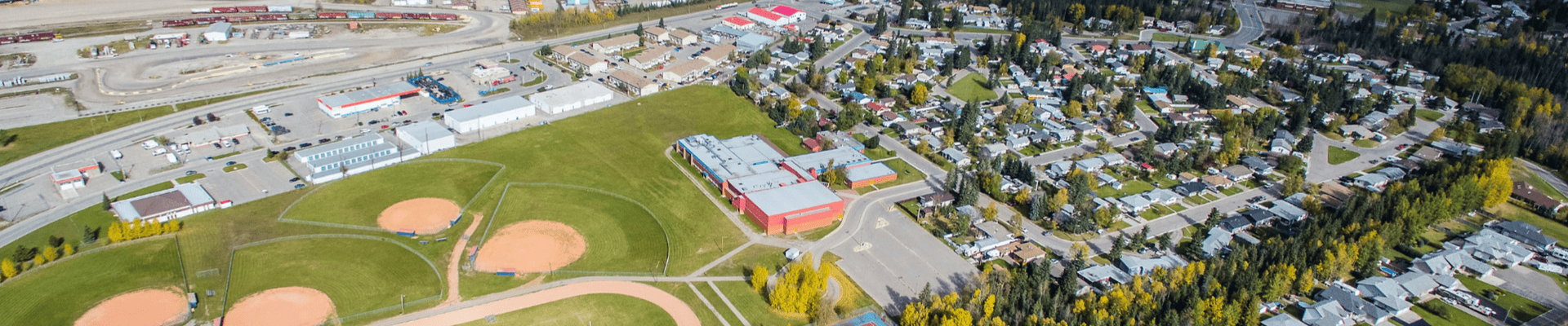 Aerial view of Valley District