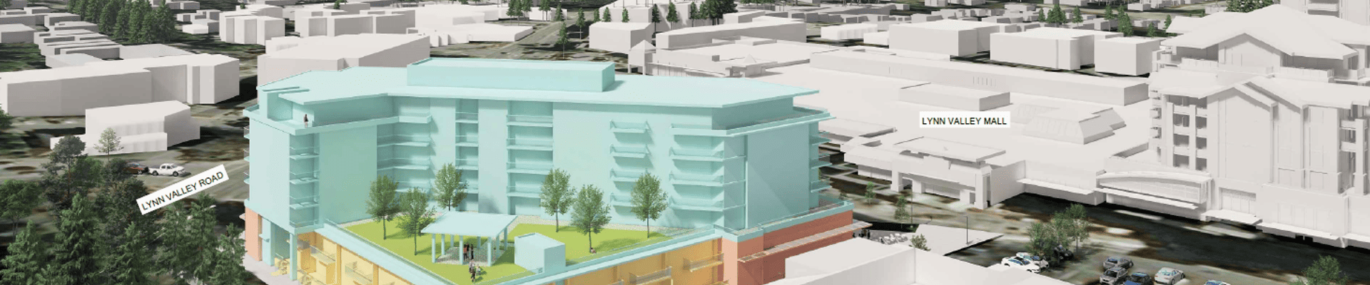 Rendering of proposed building