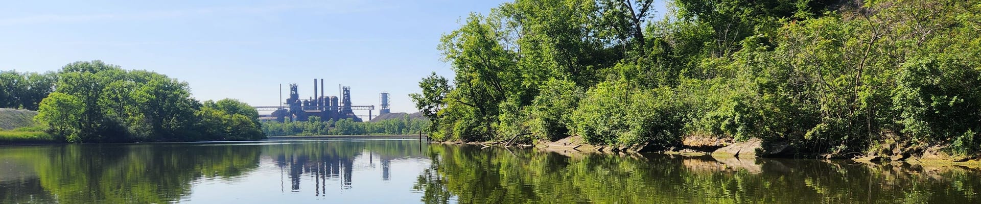 The Black River in the City of Lorain