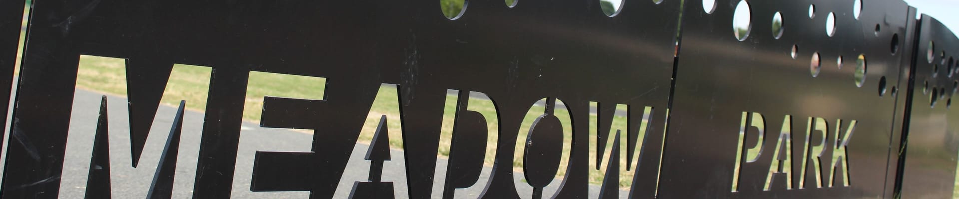 Meadow Park sign