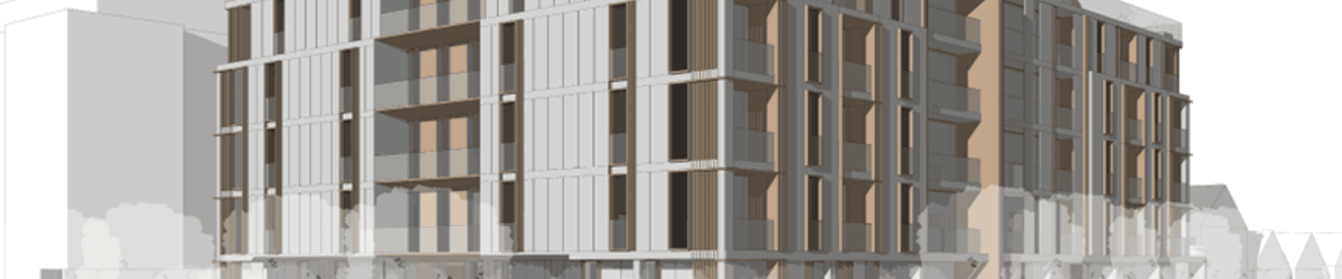 Rendering of proposed building