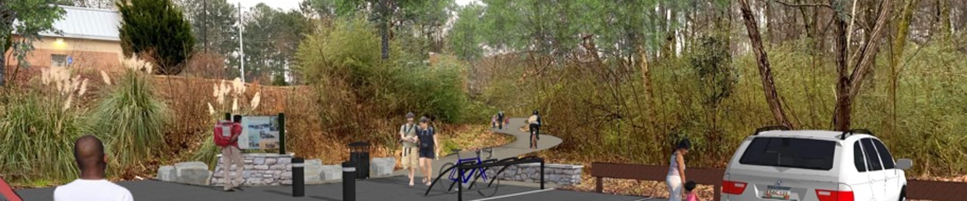 Photo of rendering of trail 2