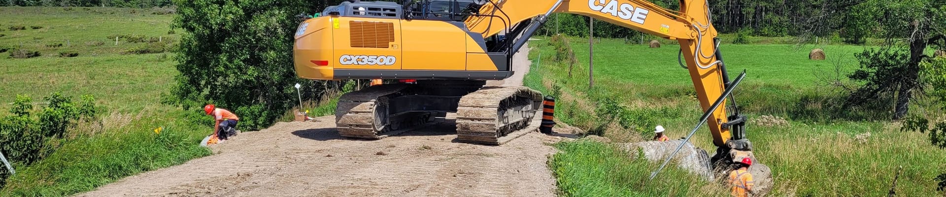Culvert Replacement by County Construction Team