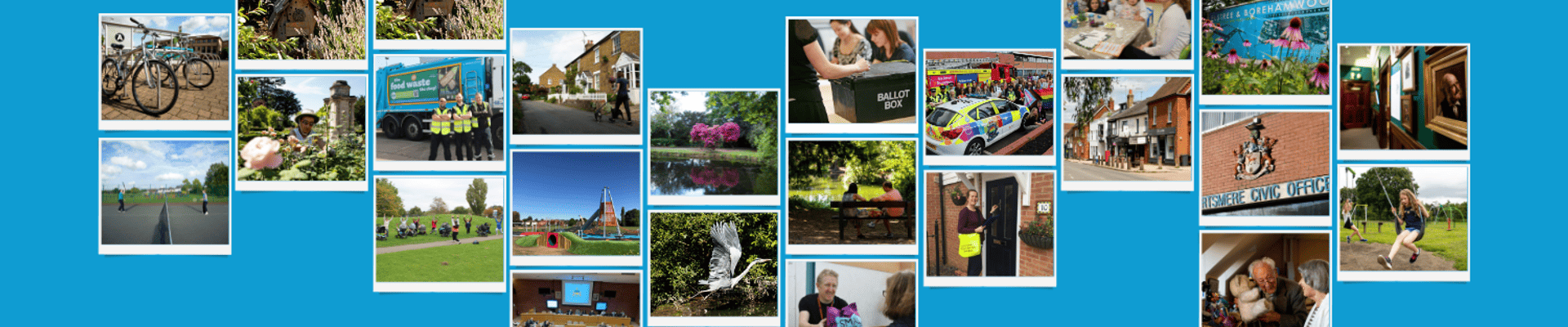 A selection of images from across Hertsmere