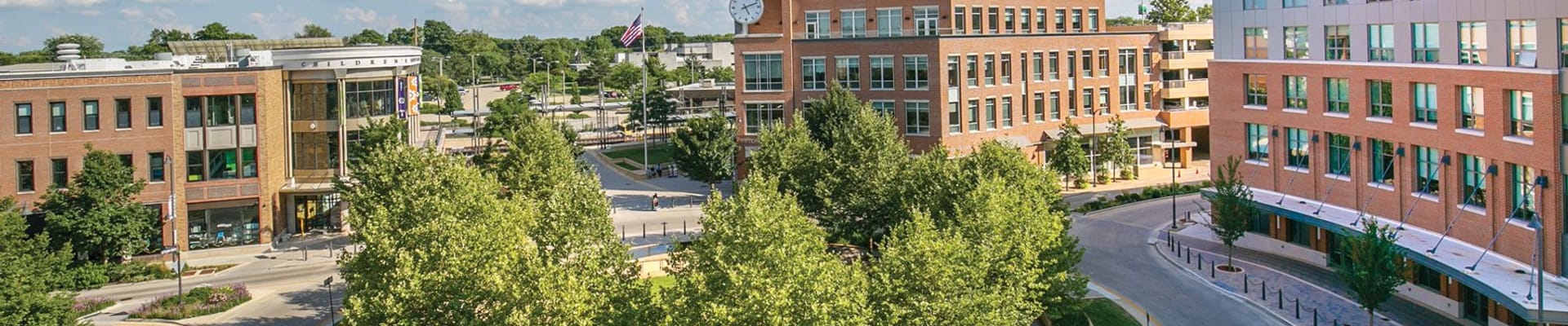 Image of Town of Normal City Hall and Uptown Circle
