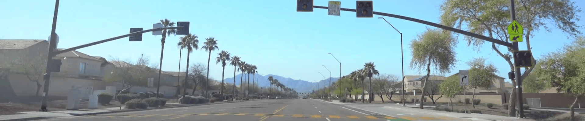 High Activated crossWalKs (HAWKs) on Avondale Blvd street view