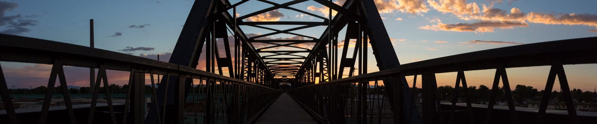 Image of Laramie Footbridge at Sunset