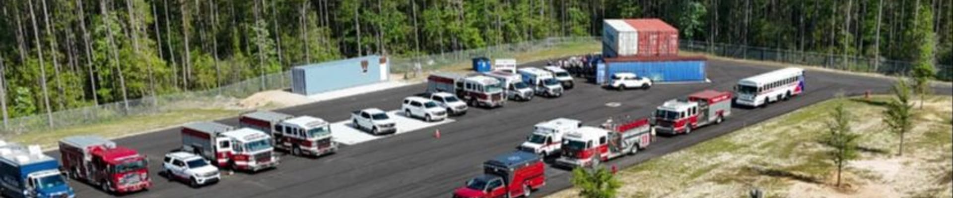 Kids at the fire truck