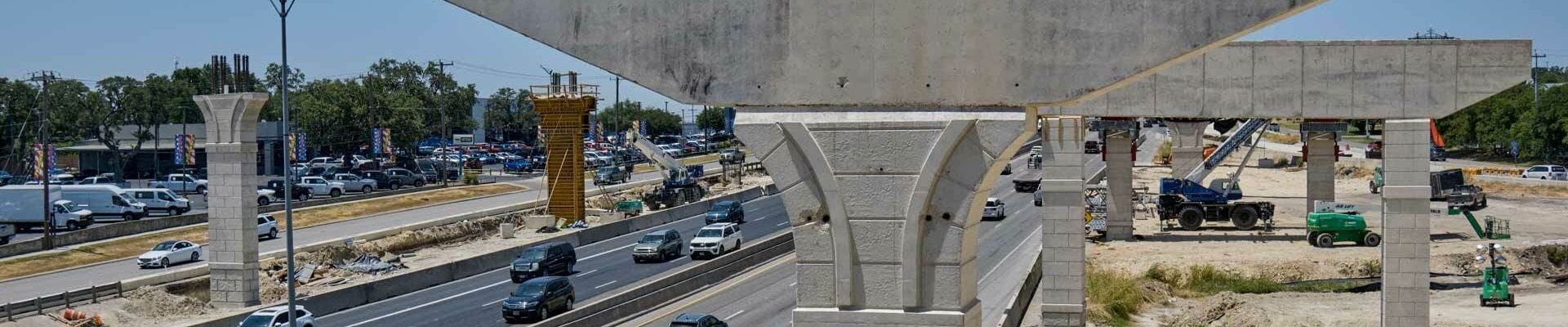 Photo of Corridor project construction along highway