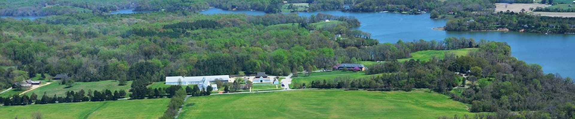 Aerial view of Jefferson Patterson Park & Museum