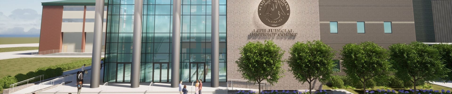 Rendering of the new Judicial Complex