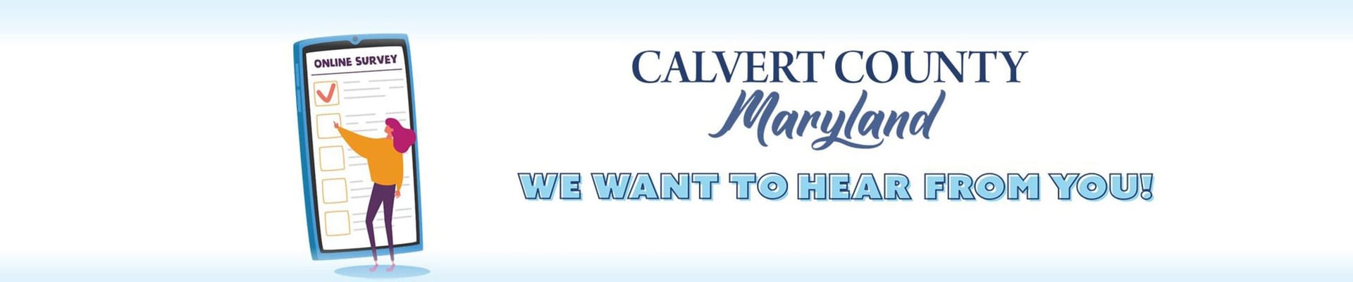 We want to hear from you