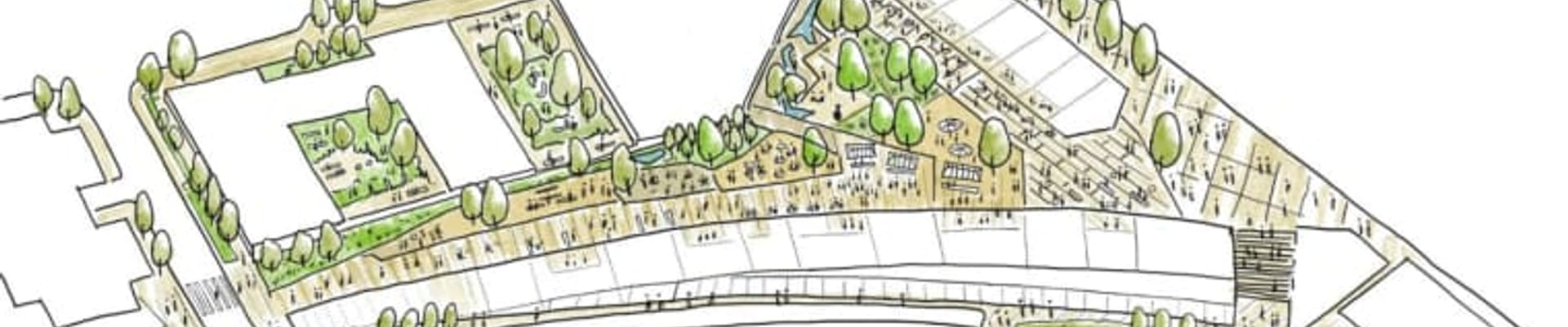 Illustration of aerial view