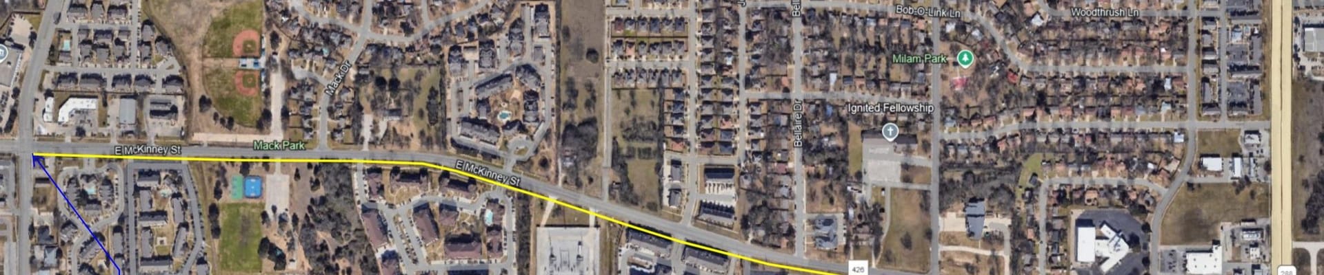 Map of McKinney Street