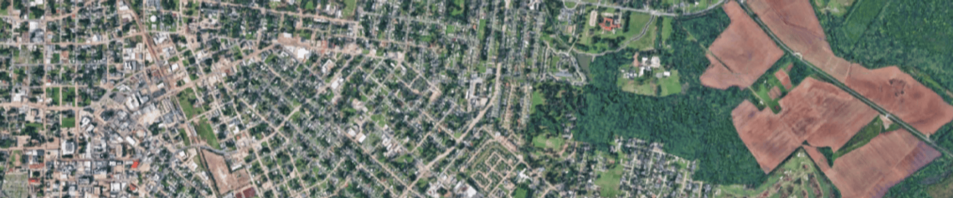 Lafayette Parish Arial View