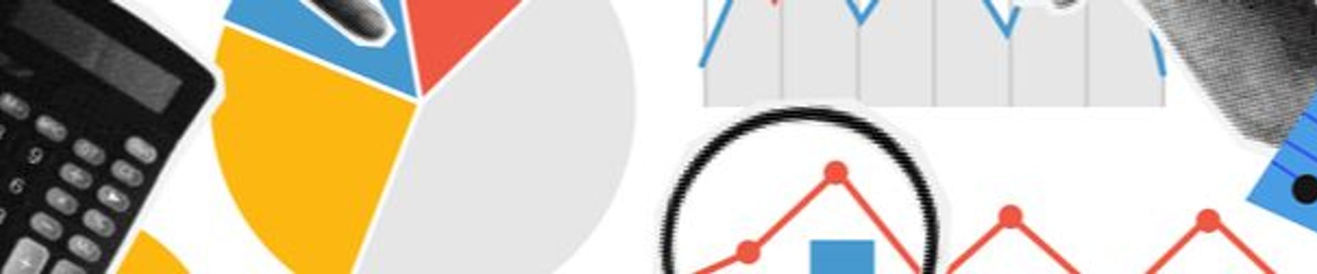 istock image showing graphs, charts, calculator to simulate budget instruction