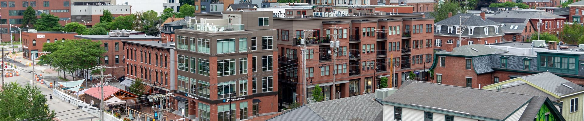 View of India & Middle Streets looking Southwest. Credit: Corey Templeton