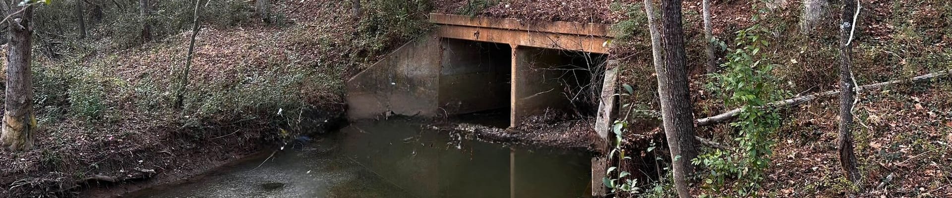 Little Buffalo Creek at the E. Weatherspoon Street culvert