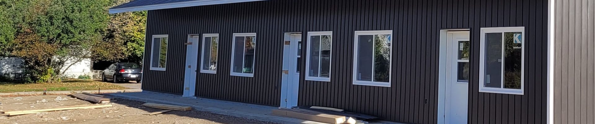 Artist Concept - ICF, Slab on Grade, One storey triplex.