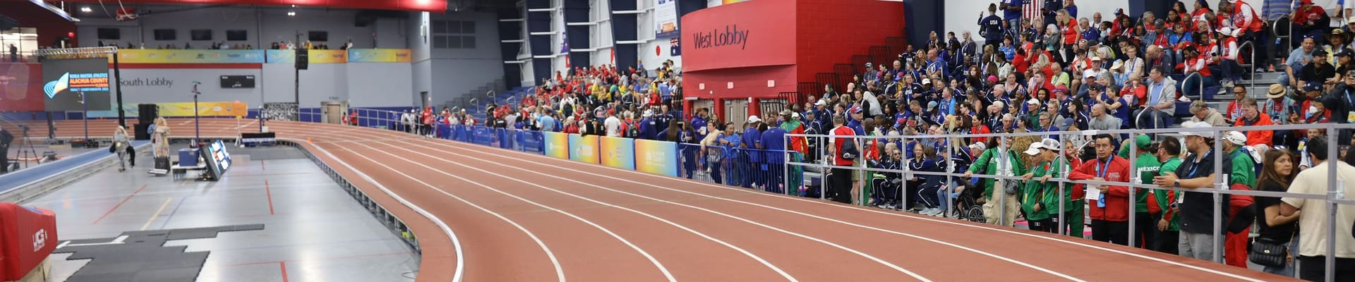 World Masters track at the sports and events center