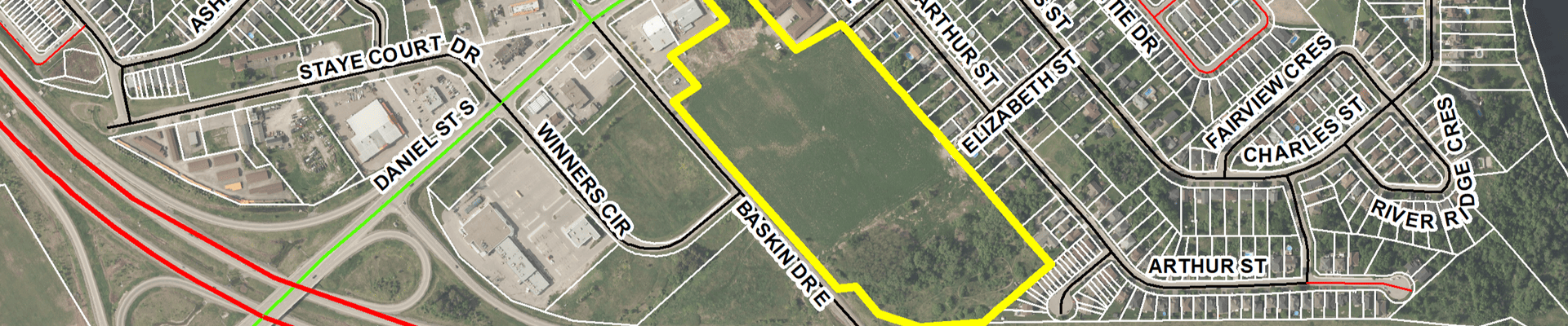 Location Map of Proposed Plan of Subdivision