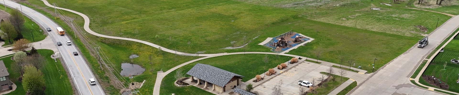 Aerial of Forest Grove Park