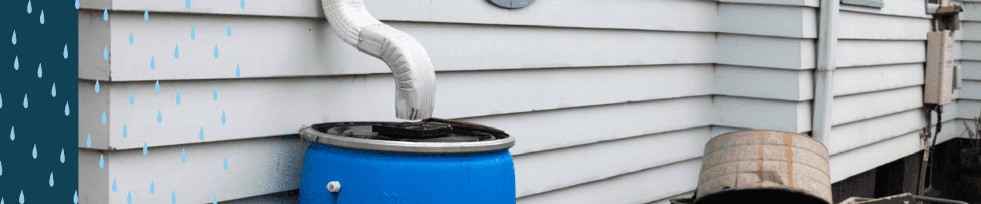 rain barrel setup