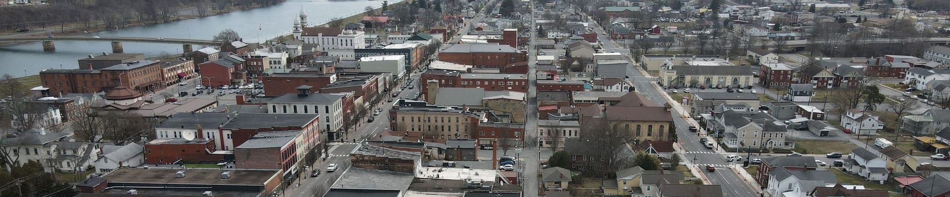 Image showing an aerial view of the City of Lock Haven