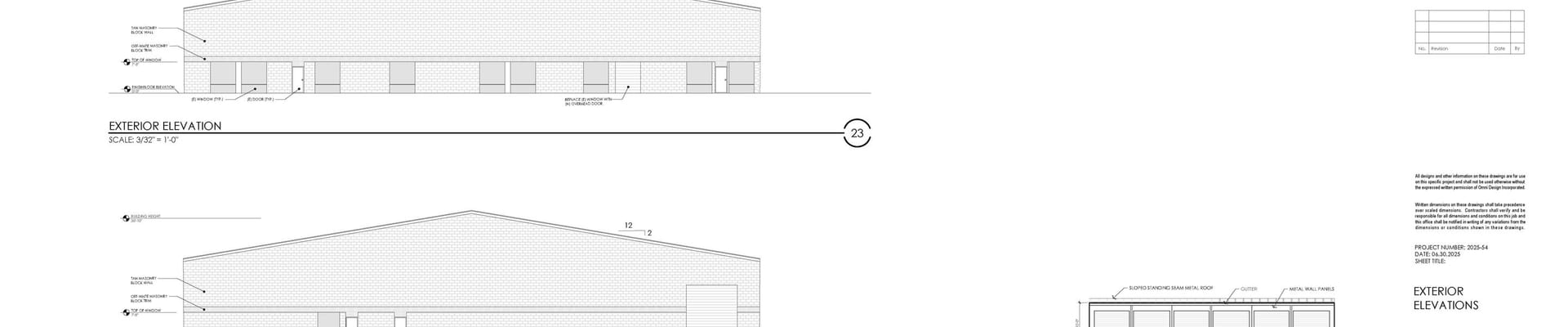 Architectural Plans for Self-Storage Building