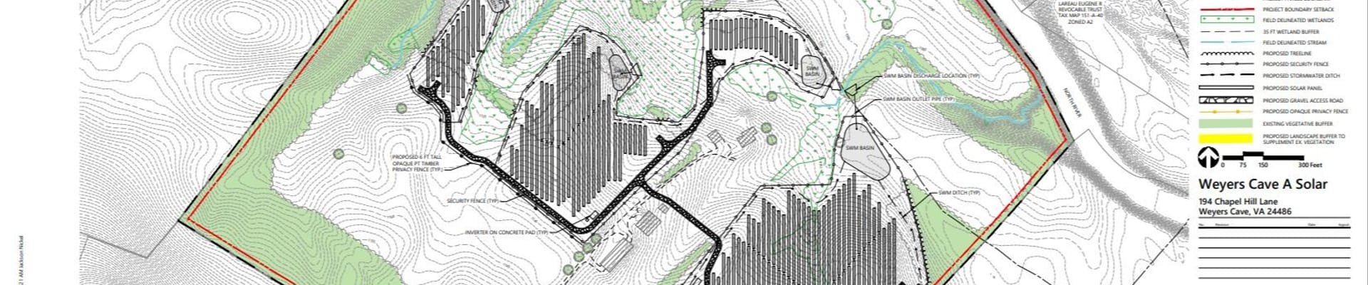 Weyers Cave A Solar Site Plan