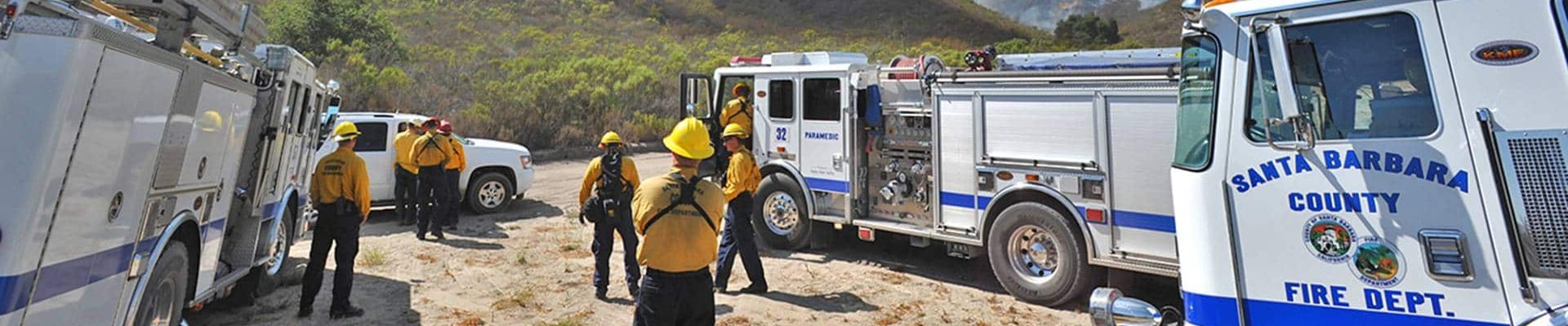 County Fire responding to brush fire.