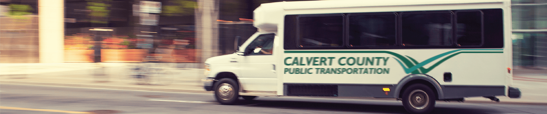 Calvert County transportation bus