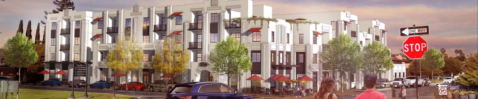 Artist's Rendering of proposed 518 Ave of Flags