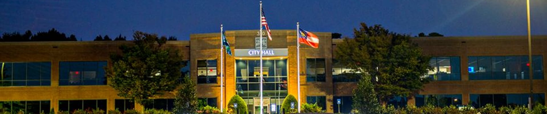 Image of City Hall at Night