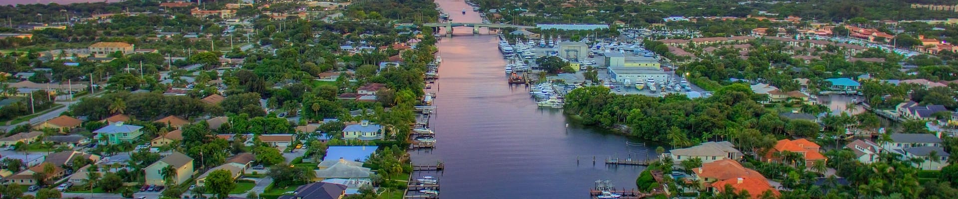 Overhead view of North Palm Beach. 