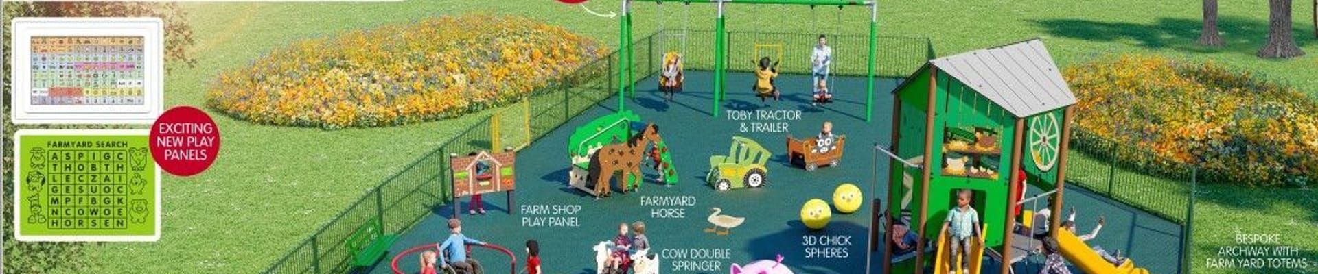 Artist's impression of proposed playground