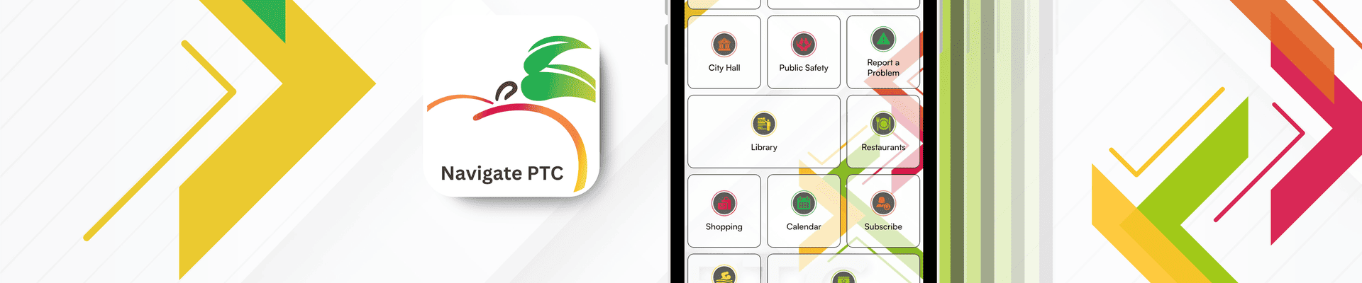 Navigation App home screen