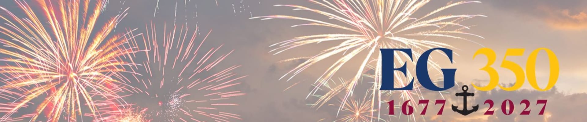 EG350 Celebration Logo and historic streetscape