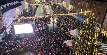 Image of christmas light switch on