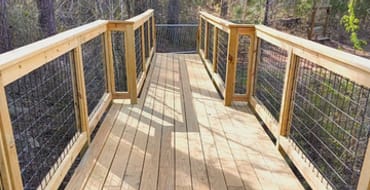 Line Creek Nature Area Walkway Bridges