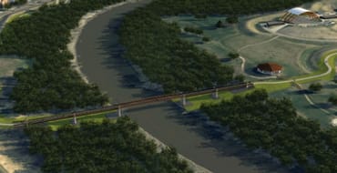 Red River Pedestrian Bridge (40th Avenue South to Bluestem)