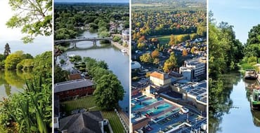 Montage of images to show West Surrey