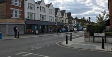 Parked vehicles on Sangley Road
