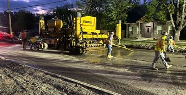 night image of work