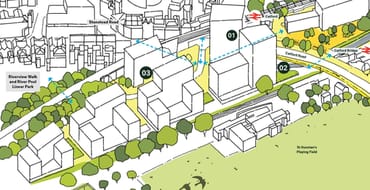 Ravensbourne Quarter and Plassy Island